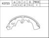 HYUNDAI 5830532A00 Brake Shoe Set